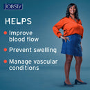 JOBST UltraSheer Waist-High Compression Stockings for Women - Closed Toe - Medical Compression 20-30 mmHg - For Varicose and Spider Veins - Helps Prevent Swelling | Midnight Navy | Medium — 5