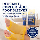 Dr. Scholl's Rough,Dry Foot Renewal Ultra Overnight Treatment-Overnight Foot Cream 3oz with Aloe,Coconut Oil,Urea &Heel Sleeve Socks,Deeply Moisturize & Soften Feet,Dermatologist Tested,(Pack of 2) — 6