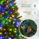 COSTWAY 5 FT Pre-lit Christmas Tree, Artificial Holiday Xmas Tree — 3