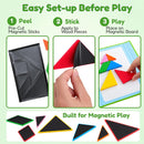 BenBen Magnetic Tangram Puzzle, Wooden Travel Toys Ages 4-8 8-12 — 5