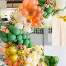 Green and Orange Balloons,50PCS 12 Inch Sage Green and Yellow Balloons with Confetti Latex Balloon for Cutie Baby Shower Fall Party Birthday Party Decorations (Pack of 3) | 50PC (Pack of 3) | Green Orange — 7
