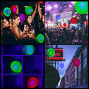 150 Pcs UV Neon Balloons, 7 Colors Blacklight Reactive Fluorescent Balloons Glow in the Dark Birthday Decorations for Birthday, Wedding, Neon Party, Glow Party Decorations Supplies | Colourful-150pieces — 7