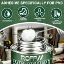 PVC Cement Pipe Glue 4.39floz, Waterproof High Strength PVC Adhesive — 2