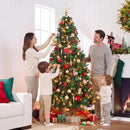 Best Choice Products 6ft Artificial Christmas Tree with LED Twinkling Lights, Pre-Lit Spruce Realistic Holiday Xmas Décor, 250 Lights, 798 Tips — 6
