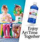 Positive Art Washable Paint for Kids, 12 Colors, 16 oz Bottles, Non-Toxic Tempera Paint Set for School and Classroom, Paraben-Free — 3