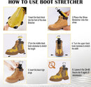 Boot Stretcher for Men & Women Wide Feet, Adjustable Shoe Stretcher | yellow — 5