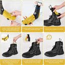 eachway Shoe Stretcher Women Men Professional Boot Stretcher Adjustable Width Length for Wide Feet (L (Men's 10-14) Yellow 1pcs, Not a Pair) — 3
