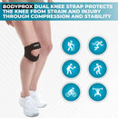 Bodyprox Patellar Tendon Support Strap (Large), Knee Pain Relief Adjustable Neoprene Knee Strap for Running, Arthritis, Jumper, Tennis Injury Recovery — 4