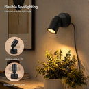 LED Spot Lights Indoor, 5W Plants Uplighting Indoor with Remote Control — 6