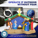 8 FT Christmas Inflatables Nativity Scene Outdoor Decorations, Christmas Blow Up Yard Decorations Nativity Sets for Garden Lawn Xmas Decor — 5