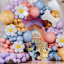ALL-IN-1 Blue Balloon Arch Kit with BONUS Bone & Daisy Balloons for Birthday Decoration Girl - Pastel Balloons Garland for Blue Party Decorations & Party Supplies - Puppy Party Decorations | Blue, Purple, Pink, Orange — 4