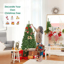 COSTWAY 4 FT Pre-lit Christmas Tree, Artificial Holiday Xmas Tree — 6