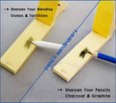 N NOROCME 10 PCS Blending Stumps,Sponge Pens and Sandpaper Pencil Sharpener | 10 count — 6