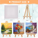 10 Pack Mini Canvas with Easel Set — 2