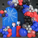 Amandir 153pcs Black Red Blue Balloon Arch Garland Kit Different Sizes | Black Blue — 7