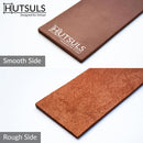 Hutsuls Brown Leather Strop with Compound - Get Razor-Sharp Edges with Stropping Kit, Green Honing Compound & Vegetable Tanned Two Sided Knife Sharpener Step-by-Step Guide Included — 3