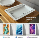 Alaskey® Large Premium Rectangular Resin Table Silicone Mold 16"x10" — 4