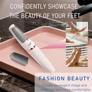 Electric Foot File – Quickly Removes Cracked Heels & Hard Calluses, Rechargeable Pedicure Kit Transforms Rough Feet into Smooth, Sandal-Ready Skin in Minutes — 6