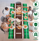 OHOME 2 Pack Super Game Bowl Party Decorations 2027 - Football Party Decorations | Football Tablecloth - Football Supplies Favors Decor Accessories for Birthday Banner Backdrop,54" X 108" | White and Green — 3