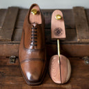 Cobbler's Choice Cedar Shoe Trees for Men - Wooden Split Toe - 2 Pack — 5