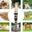 Highdas Dog Clippers for Grooming Low Noise, Cordless Electric Dog Grooming Kit Clippers Rechargeable, Quiet Dog Shaver, Pet Hair Trimmer Kit for Dogs & Cats (Gold) — 7