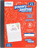 Mead Primary Journal Creative Story Tablet Composition Notebook, 7.5" x 9.75", Grades K-2, 100 Sheets, Red (489903-ECM) | Pack of 1 — 1
