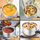 P&P CHEF 1 Quart Sauce Pan With Lid, Small Pot Saucepan, 1 Pc — 4