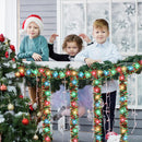 Kingdder 16.4 ft Christmas Garland with Light,Multicolor, Red and Green — 5