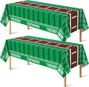 OHOME 2 Pack Super Game Bowl Party Decorations 2027 - Football Party Decorations | Football Tablecloth - Football Supplies Favors Decor Accessories for Birthday Banner Backdrop,54" X 108" | White and Green — 1