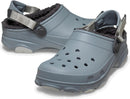 Crocs Unisex-Adult Classic All Terrain Lined Clogs Adjustable Heel Strap | 11 Women/9 Men | Concrete — 2