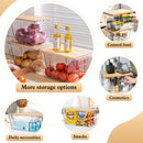 4 Set Stackable Storage Plastic Container with Removable Bamboo Cover — 8