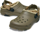 Crocs Unisex-Adult Classic All Terrain Lined Clogs Adjustable Heel Strap | 11 Women/9 Men | Walnut — 2