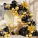 Black and Gold Balloon Arch Kit for Party Decorations | Black Gold — 1