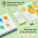 Ohuhu Alcohol Markers Brush& Chisel 72 Colors for Adult Coloring Refillable | Brush & Chisel — 7