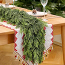 9FT Christmas Artificial Cedar Garland for Mantel — 3