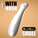 PANLOPU Metal Travel Shoe Horn 7.5" | Silvery — 2