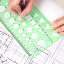 Tamaki Circle Template, Geometric Drawings Stencils, 2 Pack — 6