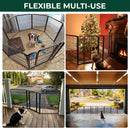 FXW Dog Gate, Extra Wide Adjustable for Openings Up to 83", 32" H