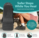 BraceAbility Forefoot Offloading Post-Op Shoe - Non-Weight Bearing Medical Wedge Boot for Diabetic Foot Ulcer, Metatarsal Fracture, Broken Toe, Bunion, Hammer Toe Surgery - Fits Men and Women (M) — 6