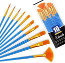 ESRICH 10PCS Paint Brushes, Paint Brush for Acrylic Painting — 1
