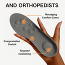 Footstr Insoles for Kids Youth, Arch Support & Shock Absorption, Breathable Soft Foam Sole | 4D Cloud Insoles for Men & Women — 6