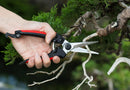 Kimura® 8" Pro Pruning Scissors, Premium Japanese SK5 Hi-Carbon Steel Blades, Non-Slip Vinyl Coated Handles, Lightweight & Ergonomic, Multi-Tasking Pruning Shears, Garden Snips, Precision Clippers | 8.2" — 7