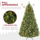 Hykolity 7.5 ft Prelit Christmas Tree with 1,450 Branch Tips, 450 Warm White Led Lights, Hinged Design and Sturdy Metal Stand — 2