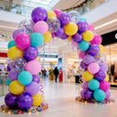 Pink Blue Purple Balloon, 68 Pcs 12 Inches Hot Pink Metallic Purple Teal Yellow Balloons Confetti Balloons for Kids Magic Theme Birthday Decoration Baby Shower Engagement Party Supplies — 7