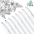 Ohuhu Fineliner Micro Drawing Pens: 8-size Tips (Ultra-fine, Fine & Brush) — 2