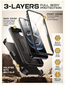 SUPCASE for iPhone 17e/16e Case with Stand & Screen Protector, Black — 5