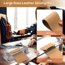 Leather Splitter, Leather Skiver Peeler, Manual Skiving Machine | Large-Silver-Type D — 7