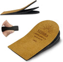 SIIHEA Adjustable Heel Lifts Inserts, 1/8'' Height Increase Insoles for Achilles Tendonitis, Heel Pain, Leg Length Discrepancy, Plantar Fasciitis, Shoe Lifts (Medium) — 1