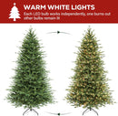 Hykolity 7.5 ft Prelit Christmas Tree with Realistic PE Foliage — 4