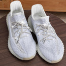 Rhinestone Shoe Laces,Rhinestone Laces for Sneakers,Crystal Shoe Lace for Sneakers,Crystal Shoes Lace for Sweatpant | Transparent Crystal | Quantity: 2 Pcs — 7